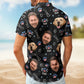 American Independence Day Paw Personalized Photo Hawaiian Shirt For Custom Resort Wear And Summer Trips