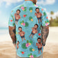 Funny Custom Face Personalized Photo Hawaiian Shirt For Summer Vacation, Beach Travel, And Relaxed Casual Everyday Wear