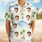 Custom Photo Cruising Personalized Hawaiian Shirt For Coastal Adventures, Vacation Travel, And Thoughtful Gift Giving