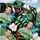 Dog Custom Photo Pet Faces Gift Men Hawaiian Shirt For Resort Days, Summer Events, And Comfortable Outdoor Activities