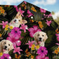 Dark Tropical Floral Custom Photo Personalized Hawaiian Shirt For Personalized Vacation Style And Beach Travel