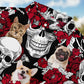 Tropical Skull Custom Photo Family Pet Face Hawaiian Shirt For Island Vacations And Everyday Style