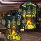 Tiki Cosmic Adventure Hawaiian Shirt All Over Print Detail For Island Holidays