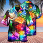 Festive Christmas Book Theme Hawaiian Shirt Artwork View For Summer Travel