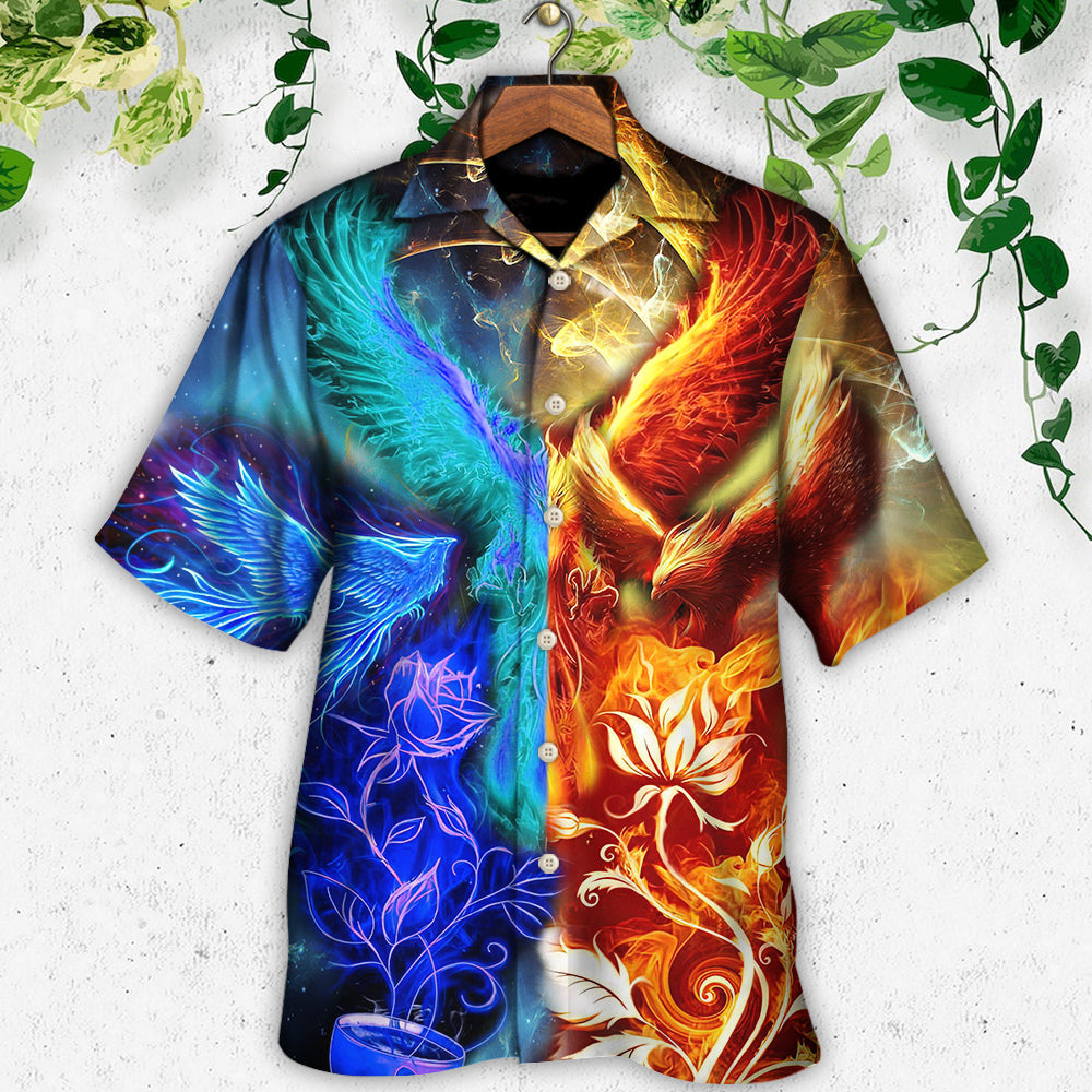 Phoenix Opposite Hawaiian Shirt Design Detail For Sunny Adventures And Casual Wear