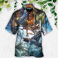 Dragon Battle Gods Hawaiian Shirt Pattern Detail For Summer Holidays And Outdoor Fun