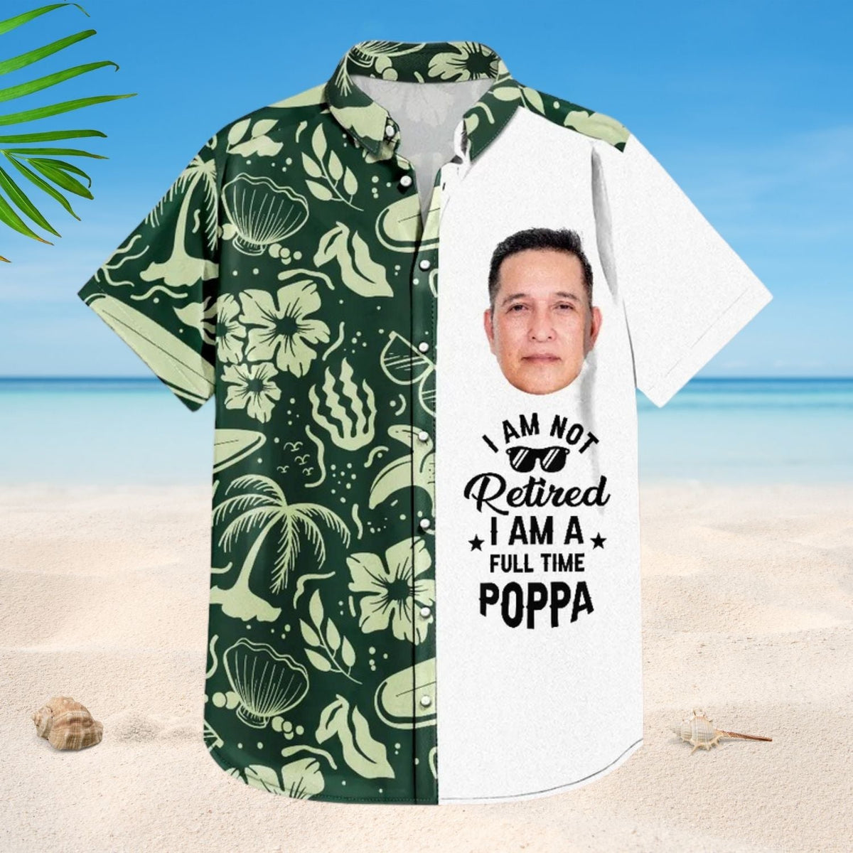 Funny Retirement Gift Custom Photo Retired Personalized Hawaiian Shirt For Warm Weather Events And Casual Wear