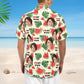 Custom Wife Personalized Photo Vacation Aloha Hawaiian Shirt For Personalized Vacation Style And Beach Travel