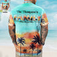 Tropical Beach Family Trip Vacation Personalized Hawaiian Shirt For Personalized Vacation Style And Beach Travel
