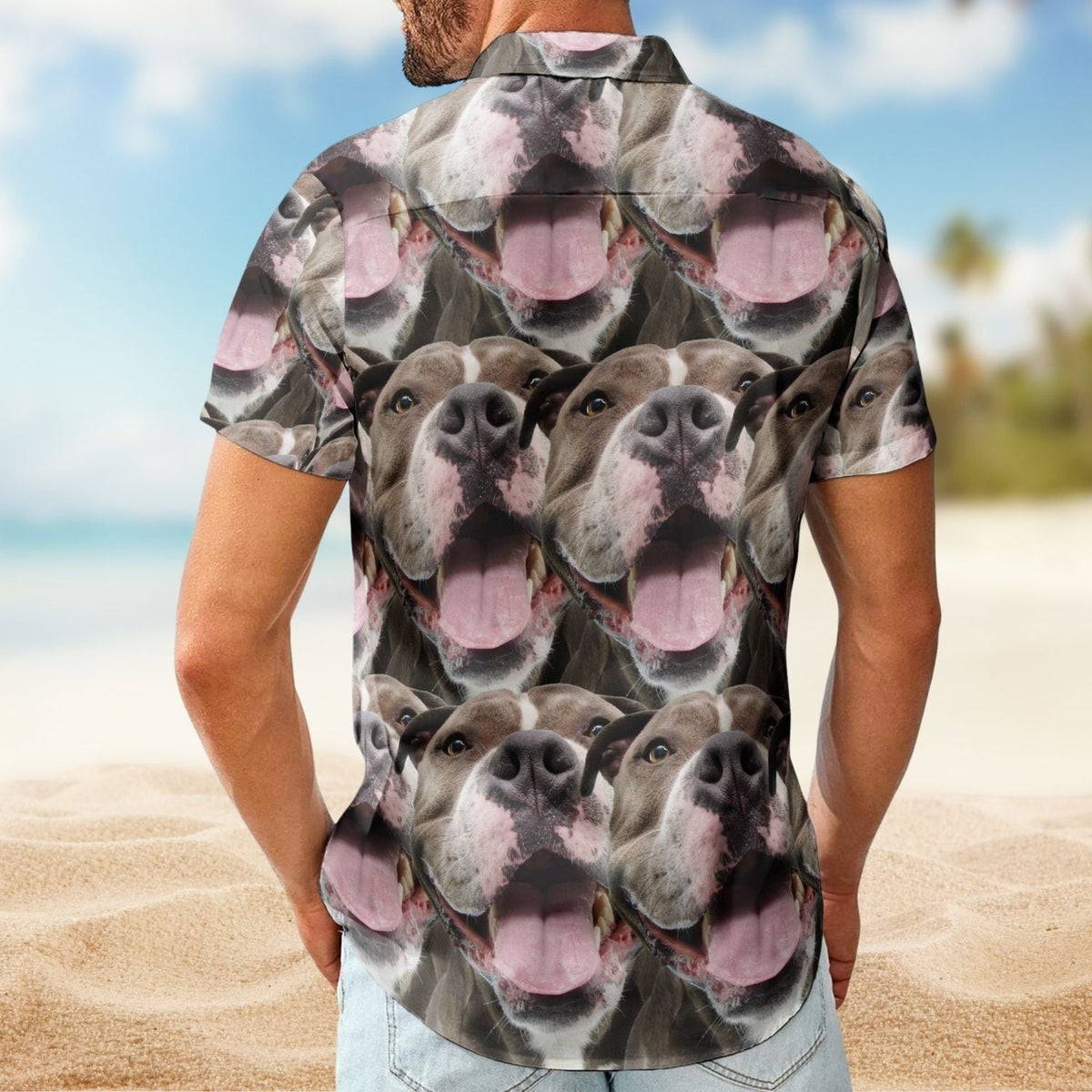 Funny Dog Unique Aloha Custom Face Summer Hawaiian Shirt For Wildlife Fans And Summer Vacation