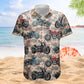 Vintage Bicycle Aloha Custom Photo Biker Gift Hawaiian Shirt For Personalized Vacation Style And Beach Travel