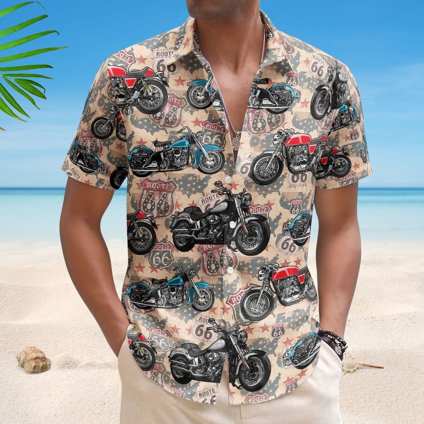 Vintage Bicycle Aloha Custom Photo Biker Gift Hawaiian Shirt For Personalized Vacation Style And Beach Travel