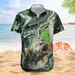 Fish Personalized Fishing Aloha Custom Photo Bass Hawaiian Shirt For Custom Resort Wear And Summer Trips