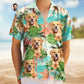 Tropical Beach Vacation Custom Photo Fun Face Hawaiian Shirt For Summer Vacation And Beach Travel