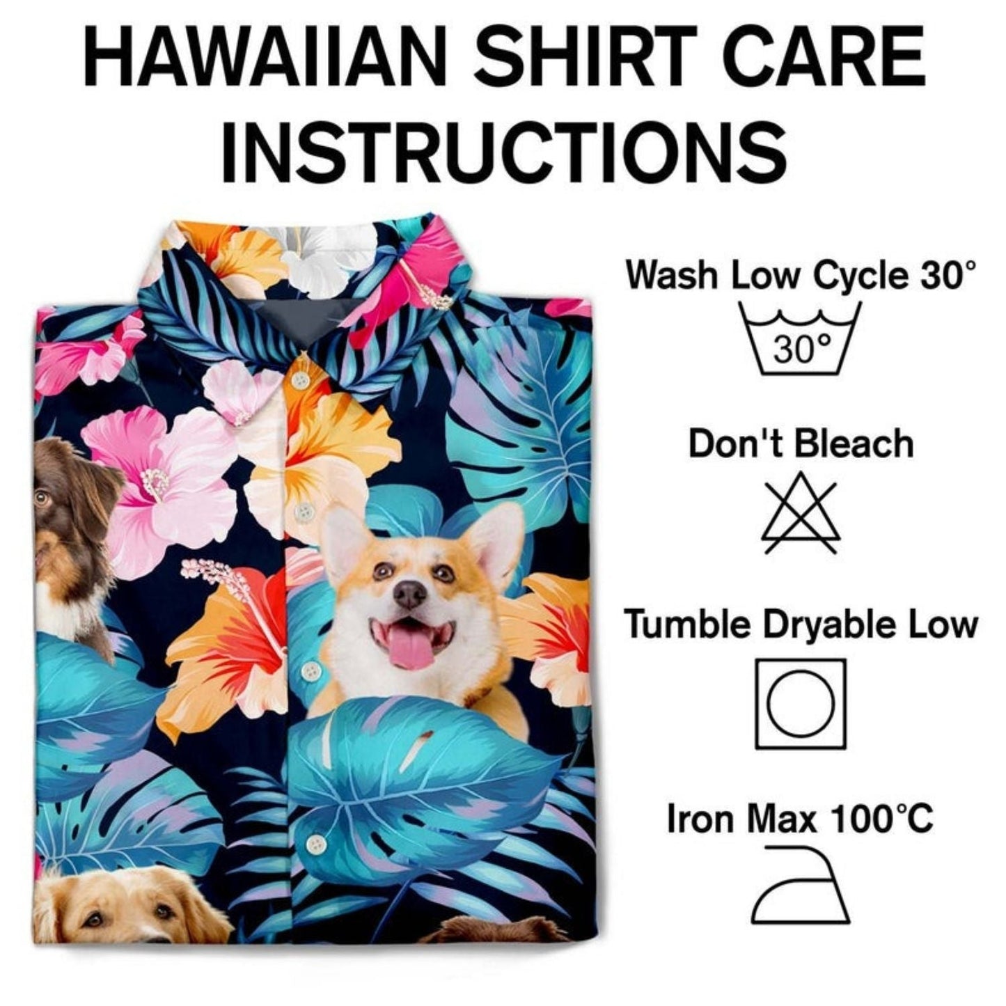 Tropical Funny Dog Beach Custom Photo Family Hawaiian Shirt For Personalized Vacation Style And Beach Travel