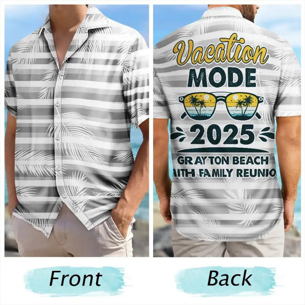 Tropical Funny Beach Custom Photo Face Bestie Hawaiian Shirt For Personalized Vacation Style And Beach Travel