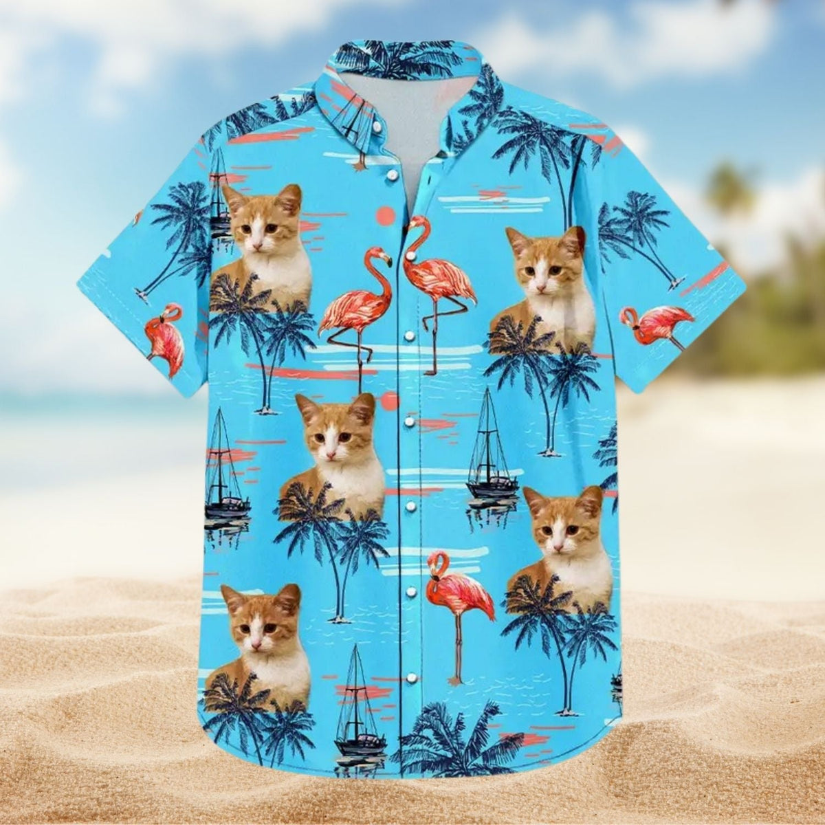 Tropical Beach Vacation Custom Photo Pet Kids Hawaiian Shirt For Personalized Vacation Style And Beach Travel