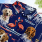 Tropical Beach Vacation Custom Photo Pet Kids Hawaiian Shirt For Personalized Vacation Style And Beach Travel