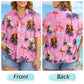 Tropical Beach Vacation Custom Photo Pet Kids Hawaiian Shirt For Personalized Vacation Style And Beach Travel