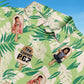 Tropical Beach Custom Photo Coolest Pop Personalized Hawaiian Shirt For Personalized Vacation Style And Beach Travel