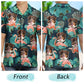 Funny Dog Custom Photo Family Pet Face Hawaiian Shirt For Resort Days, Summer Events, And Comfortable Outdoor Activities