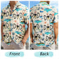 Custom Photo Dad Stance Personalized Hawaiian Shirt For Custom Resort Wear And Summer Trips
