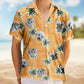 Vintage Custom Photo Pet Kids Palm Trees Hawaiian Shirt For Tropical Holidays And Casual Wear