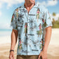Vintage Hula Dance Beach Aloha Custom Hawaiian Shirt For Resort Days, Summer Events, And Comfortable Outdoor Activities