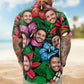 Funny Custom Photo Pet Family Friends Tiki Hawaiian Shirt For Island Vacations And Everyday Style