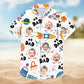 Custom Photo Astronaut Dad Space Theme Personalized Hawaiian Shirt For Island Vacations And Everyday Style
