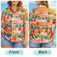 Custom Photo Pet Face Ready Beach Personalized Hawaiian Shirt For Beach Days And Outdoor Gatherings