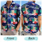 Custom Photo Pet Face Ready Beach Personalized Hawaiian Shirt For Beach Days And Outdoor Gatherings