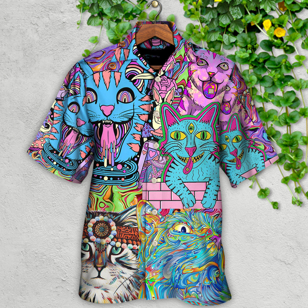 Bohemian Cat Wonderful Hawaiian Shirt For Warm Weather Adventures And Everyday Comfort
