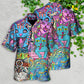 Bohemian Cat Wonderful Hawaiian Shirt Artwork View For Coastal Escapes And Resort Style