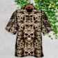 Dark Skull Inside Everyone Hawaiian Shirt Artwork Detail For Resort Trips And Outdoor Activities