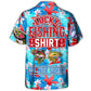 Tropical Fishing Adventure Graphic Hawaiian Shirt For Tropical Holidays, Outdoor Gatherings, And Everyday Comfort