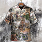 Cat Tabby Daily Portrait Hawaiian Shirt Pattern Detail For Vacation Travel And Daily Wear