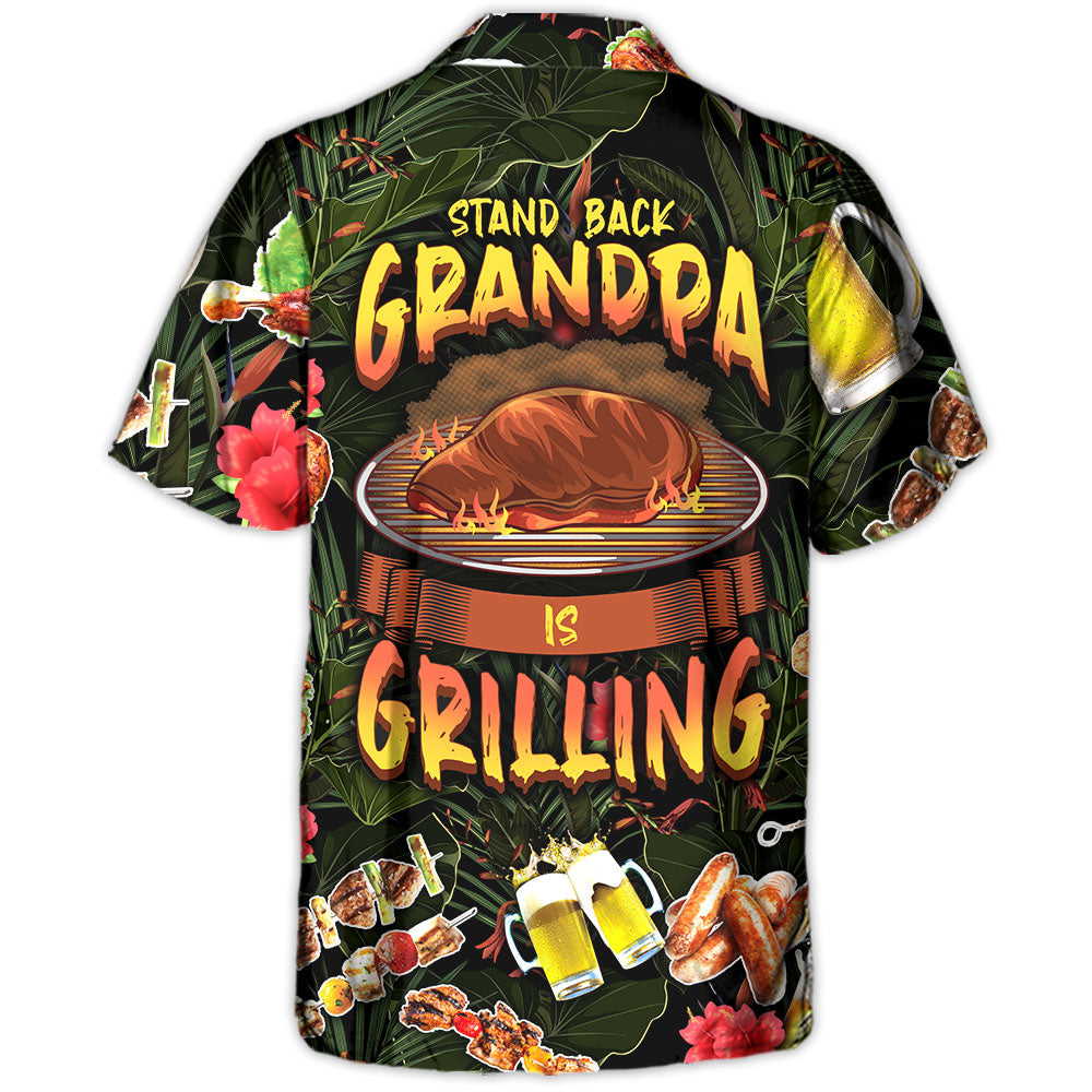 Funny Barbecue BBQ Grandpa Hawaiian Shirt For Casual Gatherings, Beach Holidays, And Thoughtful Gift Giving