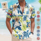 Tropical Funny Aloha Custom Photo Pet Family Hawaiian Shirt For Coastal Travel And Summer Outings
