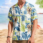 Tropical Funny Aloha Custom Photo Pet Family Hawaiian Shirt For Coastal Travel And Summer Outings