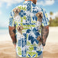 Tropical Funny Aloha Custom Photo Pet Family Hawaiian Shirt For Coastal Travel And Summer Outings