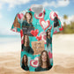 Happy Romantic Aloha Valentine's Day Personalized Photo Hawaiian Shirt For Personalized Vacation Style And Beach Travel