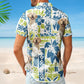 Tropical Funny Aloha Custom Photo Pet Family Hawaiian Shirt For Coastal Travel And Summer Outings