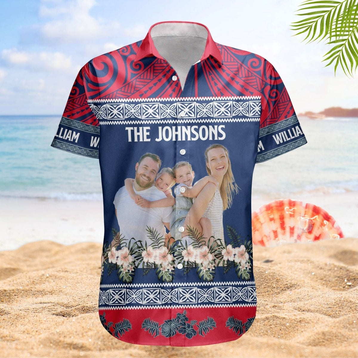 Tropical Hibiscus Aloha Photo Gift Family Custom Hawaiian Shirt For Nature Lovers And Coastal Travel