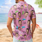 Funny Birthday Party Drinks Custom Face Aloha Hawaiian Shirt For Summer Vacation And Beach Travel