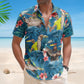 Fishing Bass Aloha Men Custom Photo Husband Hawaiian Shirt For Personalized Vacation Style And Beach Travel