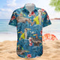 Fishing Bass Aloha Men Custom Photo Husband Hawaiian Shirt For Personalized Vacation Style And Beach Travel