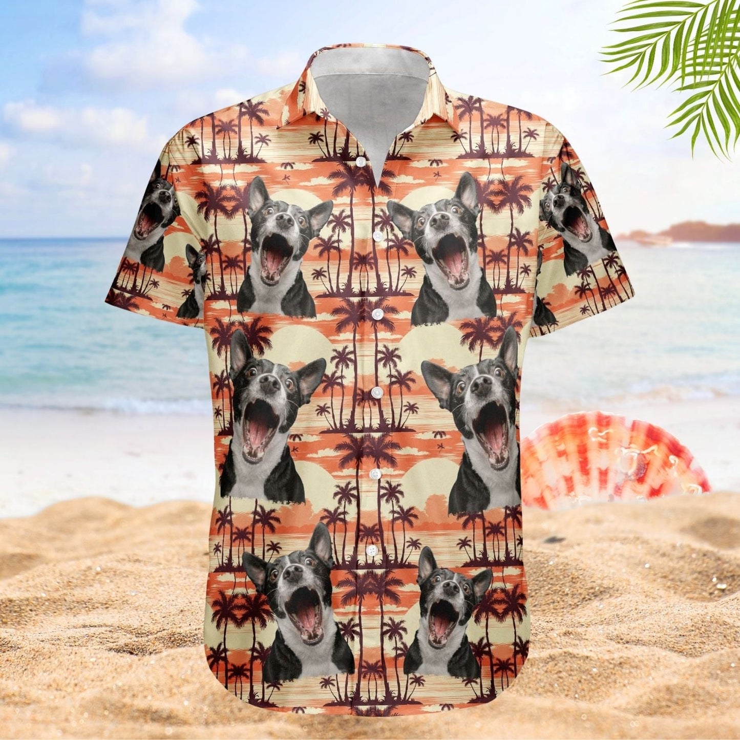 Floral Funny Hawaiian Beach Aloha Custom Photo Hawaiian Shirt For Personalized Vacation Style And Beach Travel