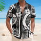 Vintage Black Personalized Aloha Kapa Hawaiian Name Hawaiian Shirt For Island Vacations And Everyday Style