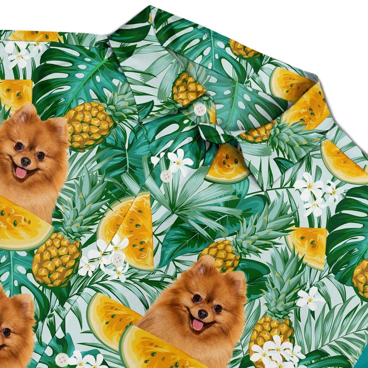 Custom Aloha Photo Family Pet Personalized Hawaiian Shirt For Warm Weather Events And Casual Wear